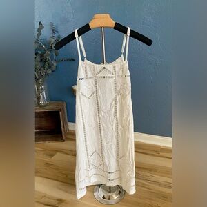 POL Ivory Embroidered Cutwork Dress NWOT